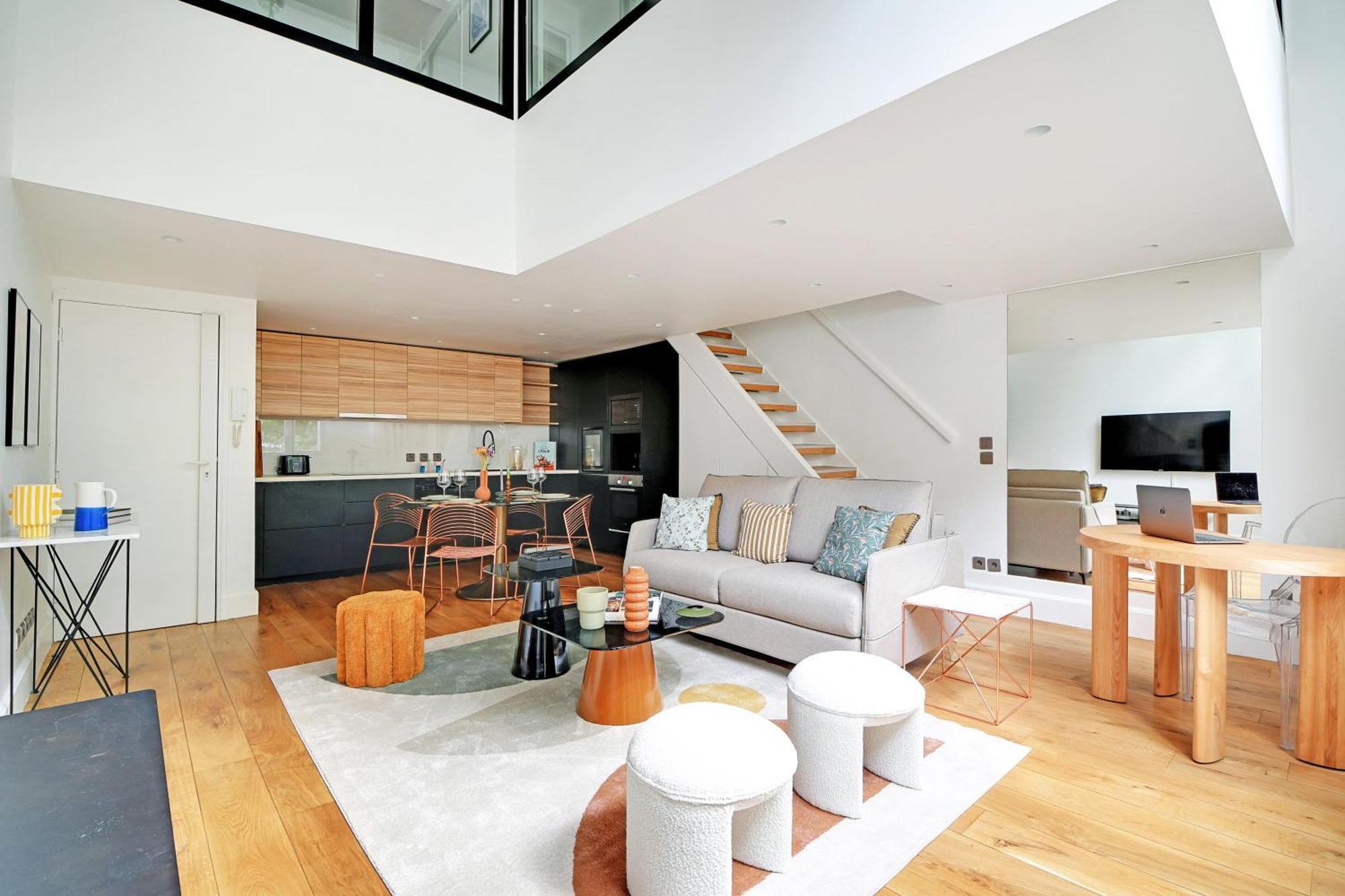 Amazing Loft 2Br - Eiffel Tower Apartment Paris Exterior foto